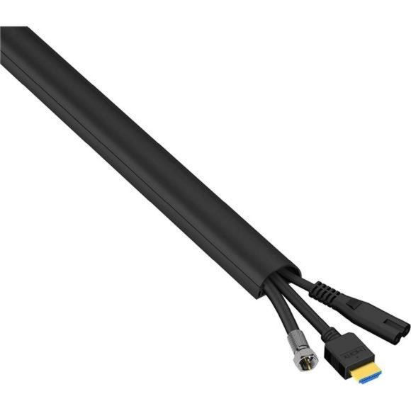 157in Cord Cover Kit, 10x 15.7 Lengths 1.18" (W) x 0.59" (H) - Black - Picture 2 of 6